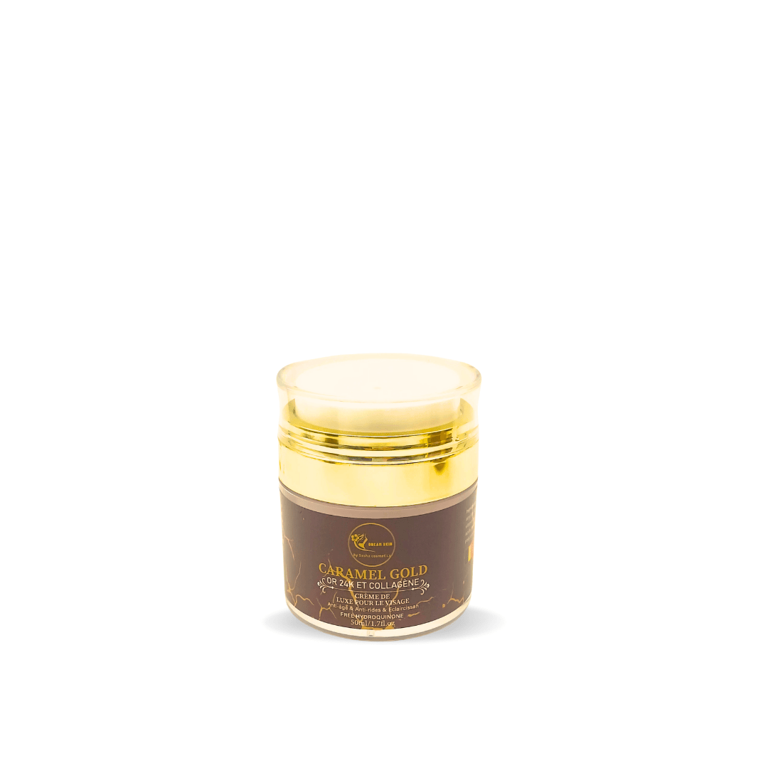 CREME DE LUXE POUR LE VISAGE - CARAMEL GOLD - DREAM SKIN by Sasha Cosmetics