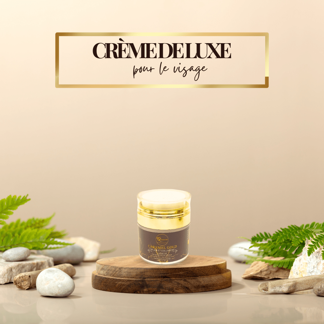 CREME DE LUXE POUR LE VISAGE - CARAMEL GOLD - DREAM SKIN by Sasha Cosmetics