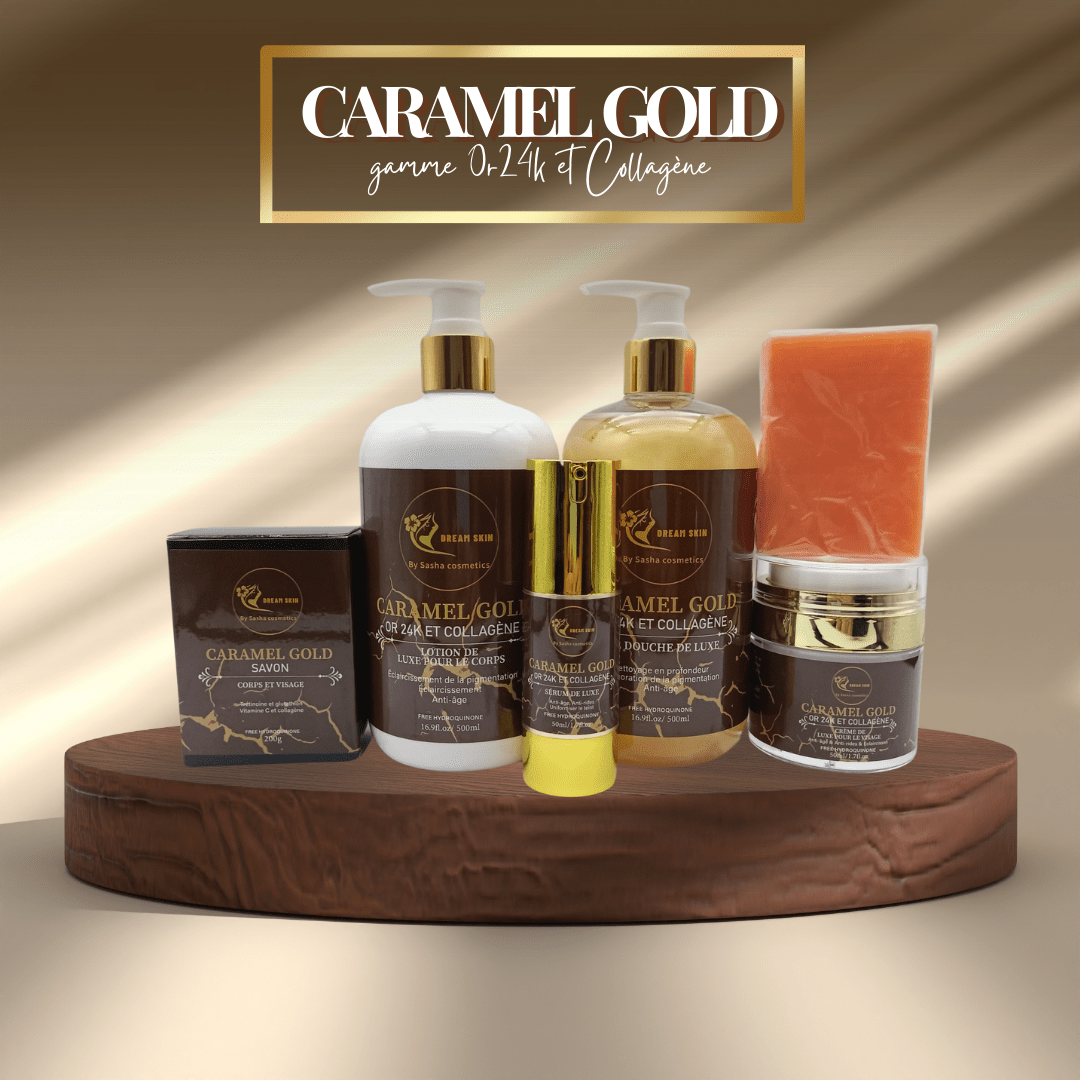 GAMME CARAMEL GOLD - DREAM SKIN by Sasha Cosmetics