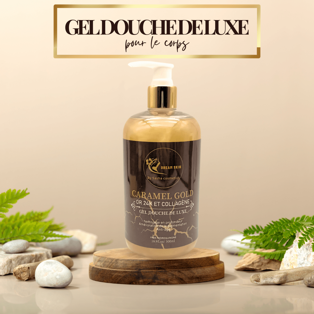 GEL DOUCHE - CARAMEL GOLD - DREAM SKIN by Sasha Cosmetics