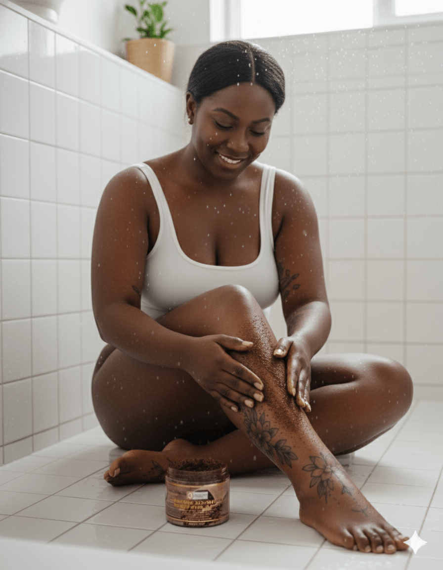 GOMMAGE AU CAFE ET HUILE DE COCO - DREAM SKIN by Sasha Cosmetics