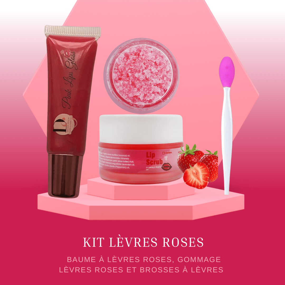KIT LÈVRES ROSES - DREAM SKIN by Sasha Cosmetics