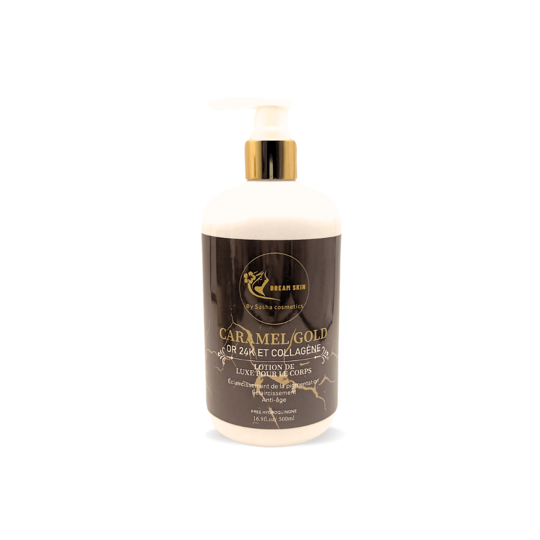 LOTION DE LUXE POUR LE CORPS - CARAMEL GOLD - DREAM SKIN by Sasha Cosmetics