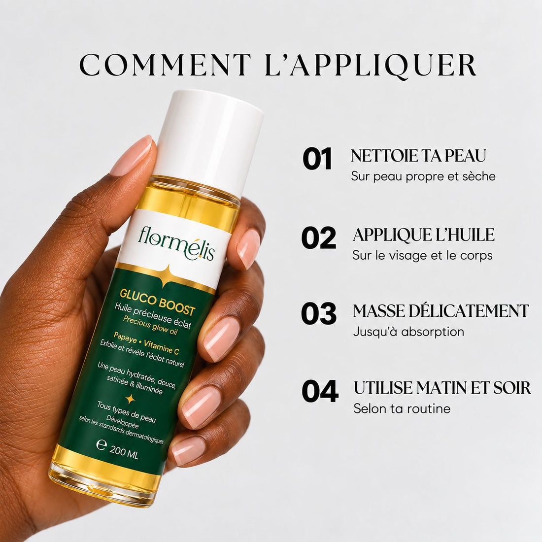 Huile Papaye & Vitamine C Gluco Boost