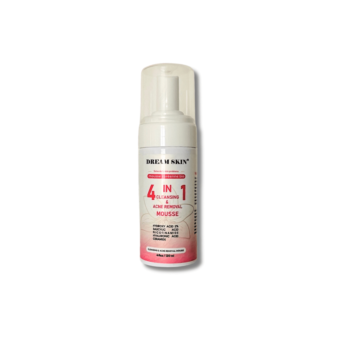 4 IN 1 MOUSSE NETTOYANTE ET ANTI ACNE - DREAM SKIN by Sasha Cosmetics