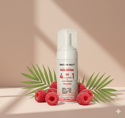 4 IN 1 MOUSSE NETTOYANTE ET ANTI ACNE - DREAM SKIN by Sasha Cosmetics