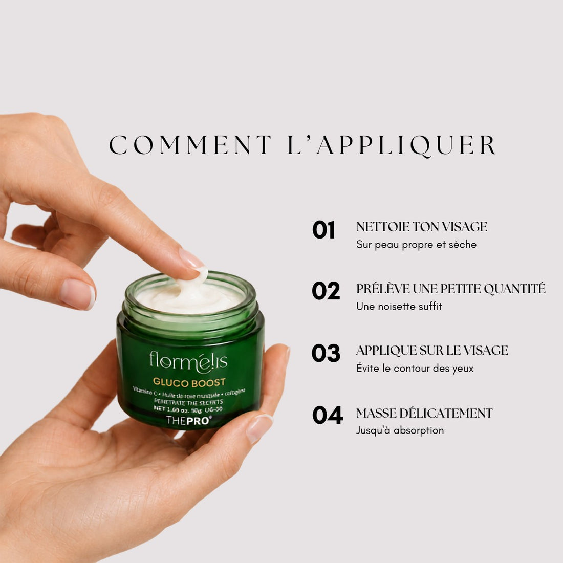 Crème de visage Gluco Boost