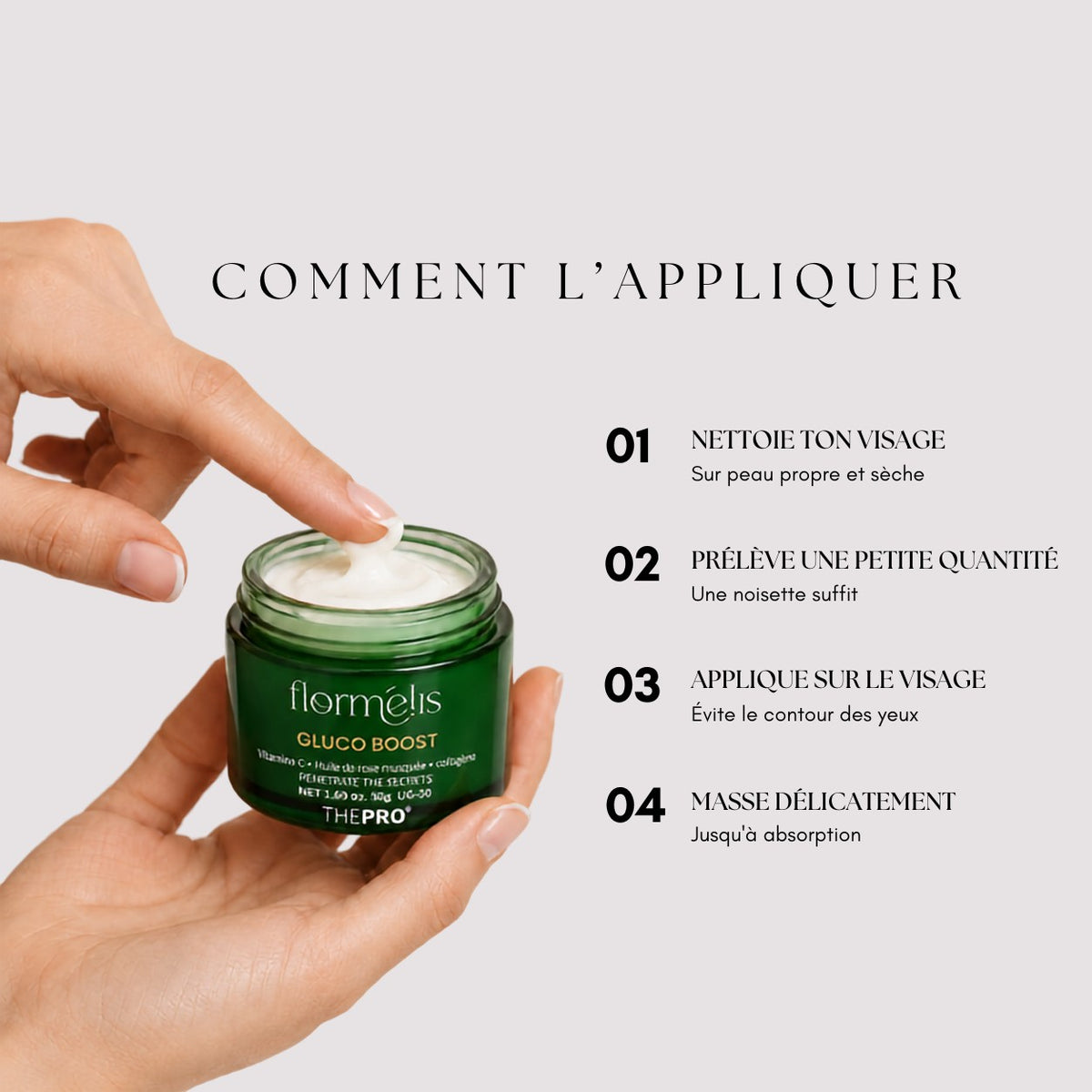 Crème de visage Gluco Boost