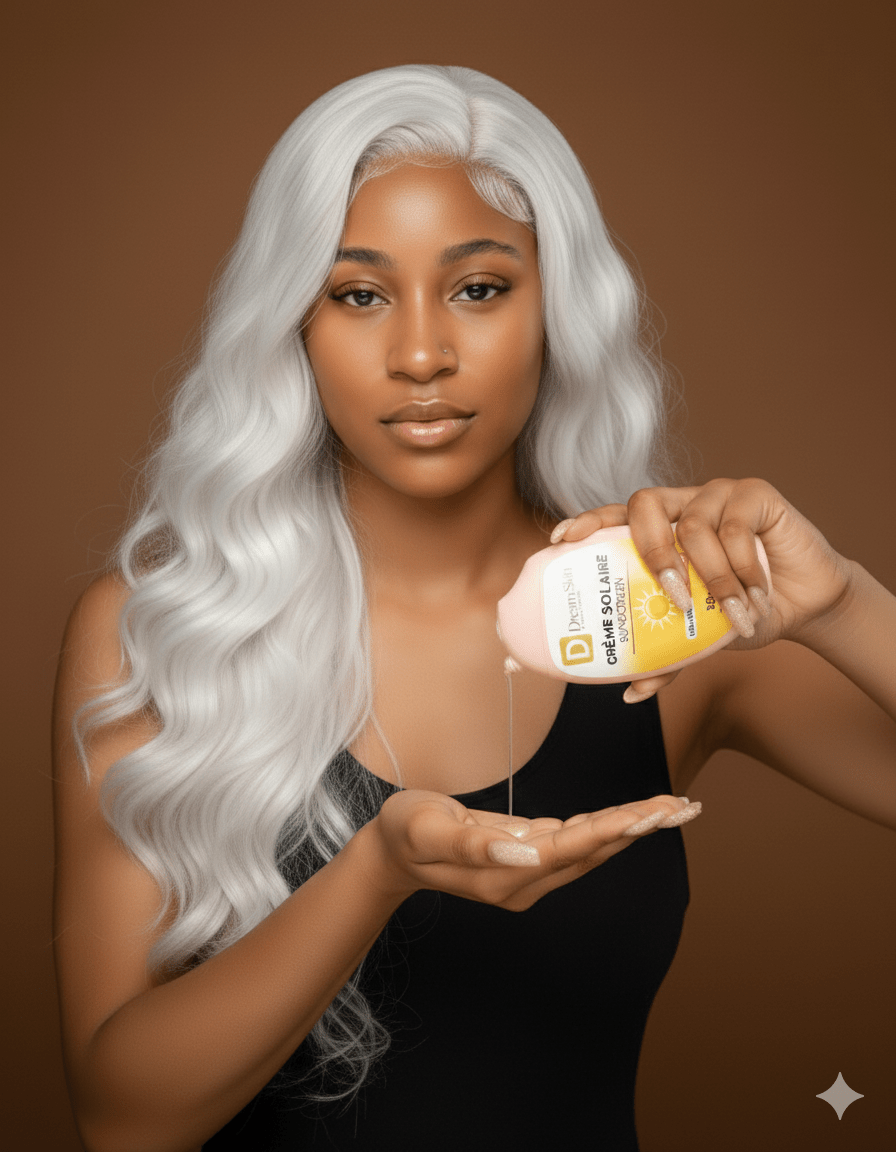 gel solaire (crème solaire transparente) - DREAM SKIN by Sasha Cosmetics