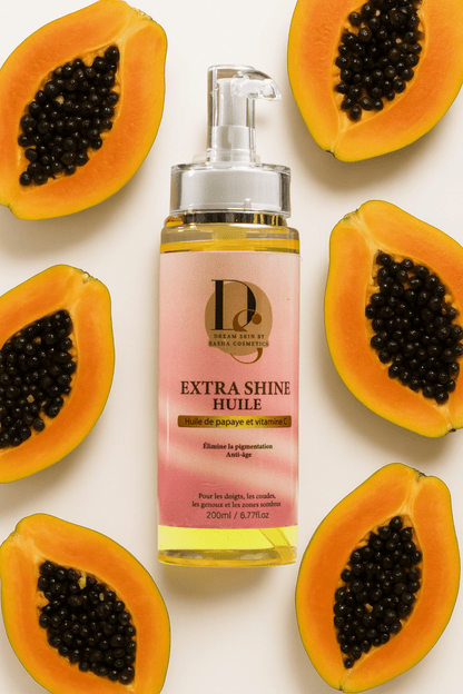 HUILE DE PAPAYE ET VITAMINE C - EXTRA SHINE - DREAM SKIN by Sasha Cosmetics