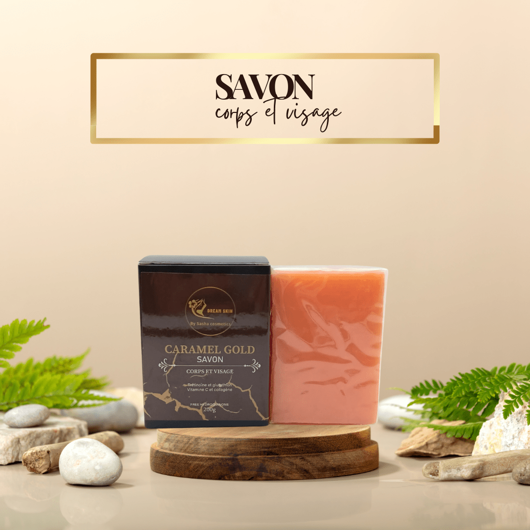 SAVON - CARAMEL GOLD - DREAM SKIN by Sasha Cosmetics