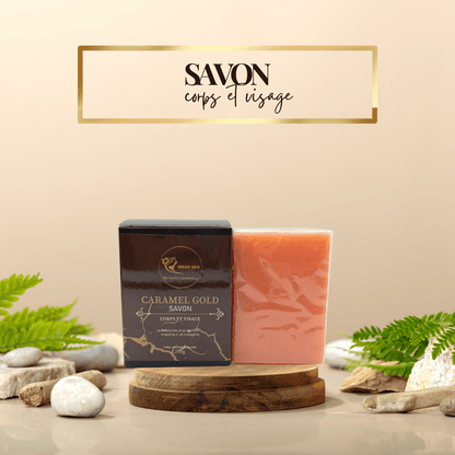SAVON - CARAMEL GOLD - DREAM SKIN by Sasha Cosmetics